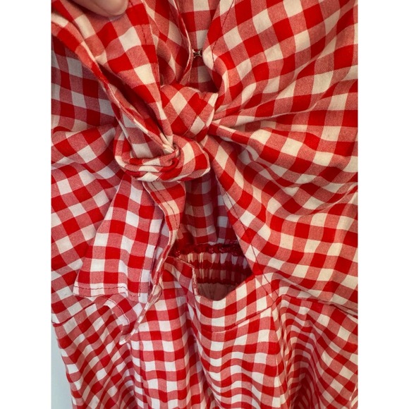 Buddy Love red gingham dress size xs - Picture 3 of 8